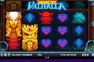 Towering Pays Valhalla Slot Machine View