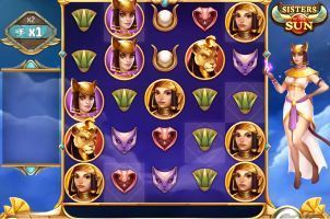 Sisters of Sun Online Slot Machine View